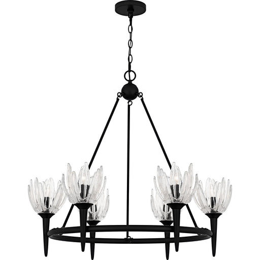 Myhouse Lighting Quoizel - SHA5032MBK - Six Light Chandelier - Shea - Matte Black