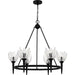 Myhouse Lighting Quoizel - SHA5032MBK - Six Light Chandelier - Shea - Matte Black