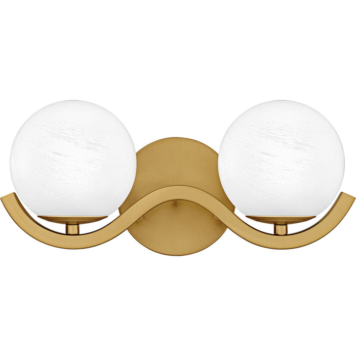 Myhouse Lighting Quoizel - SRI8615AB - Two Light Bath - Spherical - Aged Brass