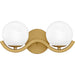 Myhouse Lighting Quoizel - SRI8615AB - Two Light Bath - Spherical - Aged Brass