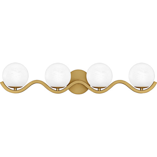 Myhouse Lighting Quoizel - SRI8631AB - Four Light Bath - Spherical - Aged Brass
