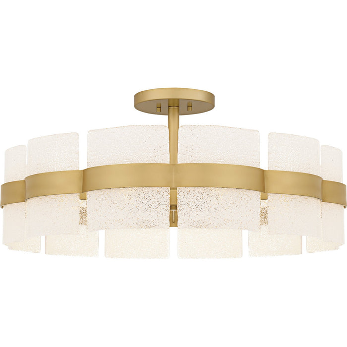 Myhouse Lighting Quoizel - SWE1730SGD - Six Light Semi-Flush Mount - Sweeney - Soft Gold