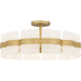 Myhouse Lighting Quoizel - SWE1730SGD - Six Light Semi-Flush Mount - Sweeney - Soft Gold