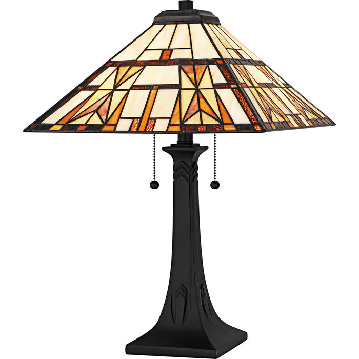 Myhouse Lighting Quoizel - TF6814MBK - Two Light Table Lamp - Kaylor - Matte Black