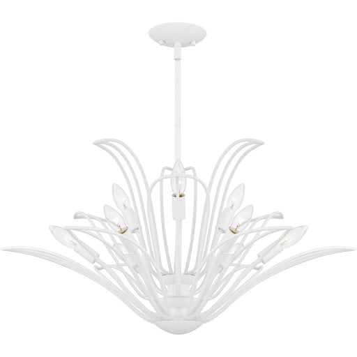 Myhouse Lighting Quoizel - TLH5032SW - Nine Light Chandelier - Tallulah - Sand White