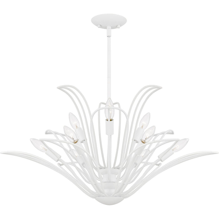 Myhouse Lighting Quoizel - TLH5032SW - Nine Light Chandelier - Tallulah - Sand White