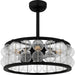 Myhouse Lighting Quoizel - TRK3123MBK - Four Light Fan Light - Terrarock - Matte Black