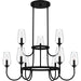 Myhouse Lighting Quoizel - VSC5036MBK - Nine Light Chandelier - Viscount - Matte Black