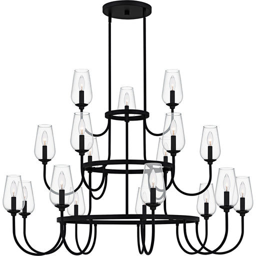 Myhouse Lighting Quoizel - VSC5048MBK - 18 Light Chandelier - Viscount - Matte Black