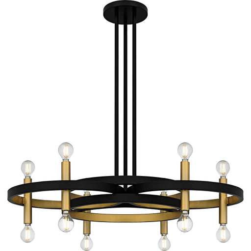 Myhouse Lighting Quoizel - WID5030MBK - Six Light Chandelier - Winsland - Matte Black