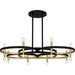 Myhouse Lighting Quoizel - WID5050MBK - Eight Light Chandelier - Winsland - Matte Black