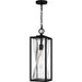 Myhouse Lighting Quoizel - ZAR1907MBK - One Light Outdoor Hanging Lantern - Zarah - Matte Black