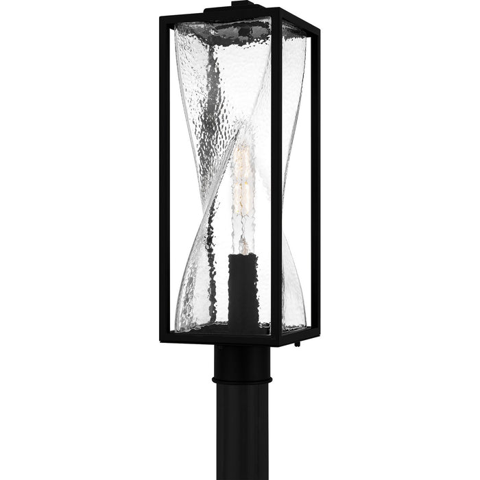 Myhouse Lighting Quoizel - ZAR9007MBK - One Light Outdoor Post Lantern - Zarah - Matte Black