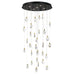 Myhouse Lighting ET2 - E11070-122BKPG - LED Pendant - Pebble - Black / Polished Gold