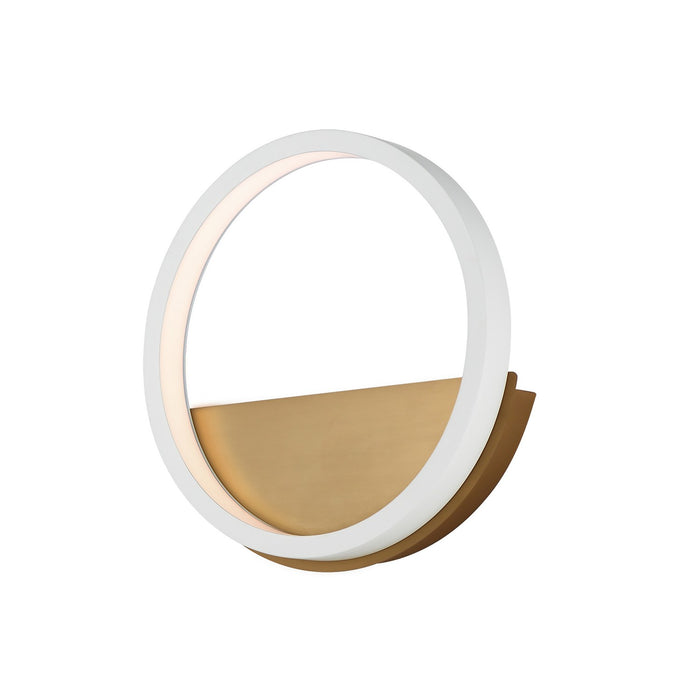 Myhouse Lighting ET2 - E24320-WTGLD - LED Wall Sconce - Hoopla - White/Gold