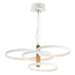 Myhouse Lighting ET2 - E24326-WTGLD - LED Pendant - Hoopla - White/Gold