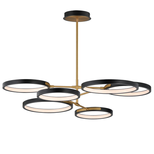 Myhouse Lighting ET2 - E24328-BKGLD - LED Pendant - Hoopla - Black / Gold