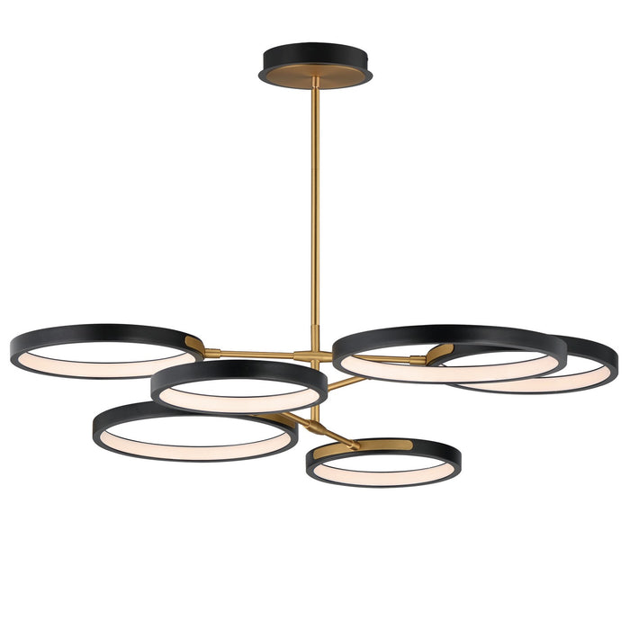 Myhouse Lighting ET2 - E24328-BKGLD - LED Pendant - Hoopla - Black / Gold