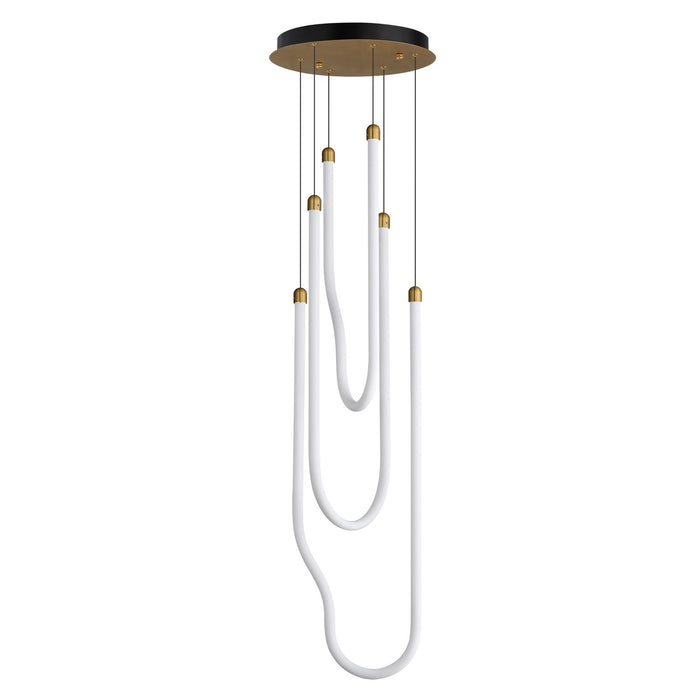 Myhouse Lighting ET2 - E24983-NAB - LED Pendant - Soleil - Natural Aged Brass