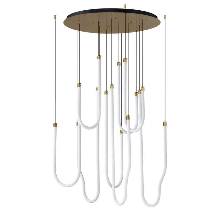 Myhouse Lighting ET2 - E24988-NAB - LED Pendant - Soleil - Natural Aged Brass