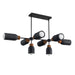 Myhouse Lighting Maxim - 10628LVBK - Eight Light Pendant - Pompeii - Lava / Black