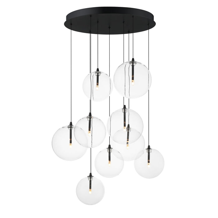 Myhouse Lighting ET2 - E25077-18BK - LED Chandelier - Global - Black