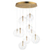 Myhouse Lighting ET2 - E25077-18NAB - LED Chandelier - Global - Natural Aged Brass
