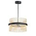 Myhouse Lighting ET2 - E34255-BKSBR - LED Pendant - Chimes 5CCT - Black / Satin Brass
