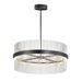 Myhouse Lighting ET2 - E34257-BKSN - LED Pendant - Chimes 5CCT - Black / Satin Nickel