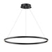 Myhouse Lighting ET2 - E52728-BK - LED Pendant - Groove 5CCT - Black