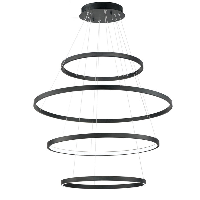 Myhouse Lighting ET2 - E52729-BK - LED Pendant - Groove 5CCT - Black