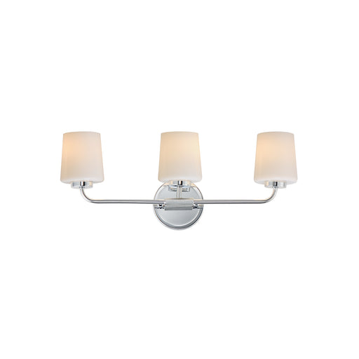 Myhouse Lighting Maxim - 12693WTPC - Three Light Bath Vanity - Durham - Polished Chrome