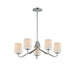 Myhouse Lighting Maxim - 12696WTPC - Five Light Chandelier - Durham - Polished Chrome