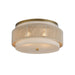 Myhouse Lighting Maxim - 12810OFNAB - Two Light Flush Mount - Seacliff - Natural Aged Brass