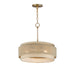 Myhouse Lighting Maxim - 12813OFNAB - Three Light Pendant - Seacliff - Natural Aged Brass