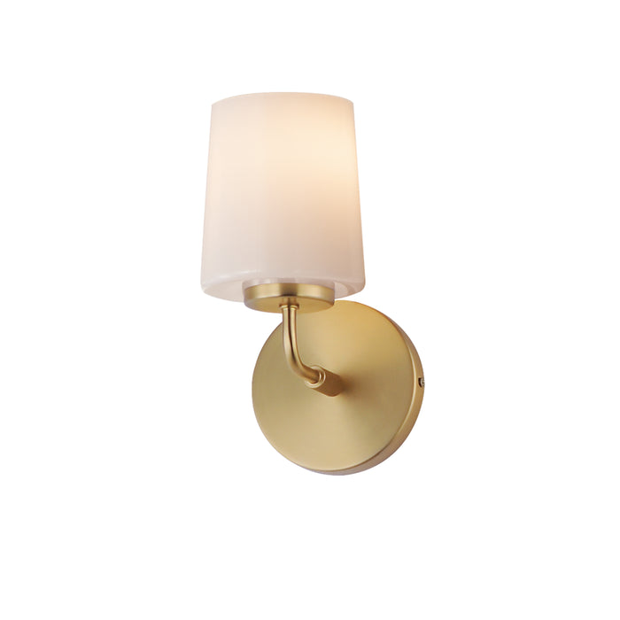 Myhouse Lighting Maxim - 12891WTNAB - One Light Wall Sconce - Durham - Natural Aged Brass