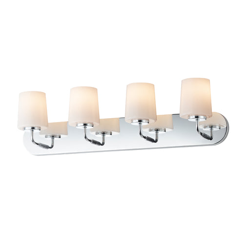 Myhouse Lighting Maxim - 12894WTPC - Four Light Bath Vanity - Durham - Polished Chrome