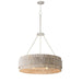 Myhouse Lighting Maxim - 14456WWTEC - Six Light Chandelier - Satori - Ecru