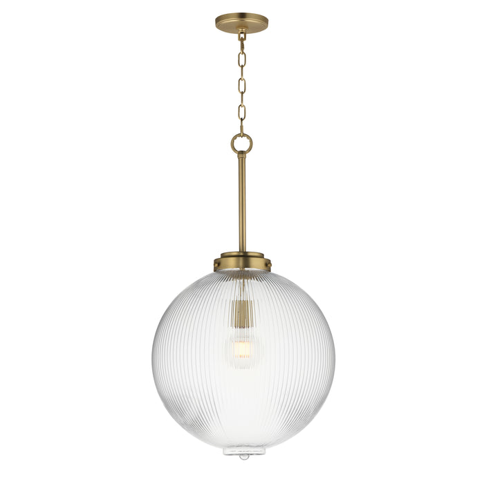 Myhouse Lighting Maxim - 15196CRSBR - One Light Pendant - Kasbah - Satin Brass