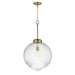 Myhouse Lighting Maxim - 15196CRSBR - One Light Pendant - Kasbah - Satin Brass