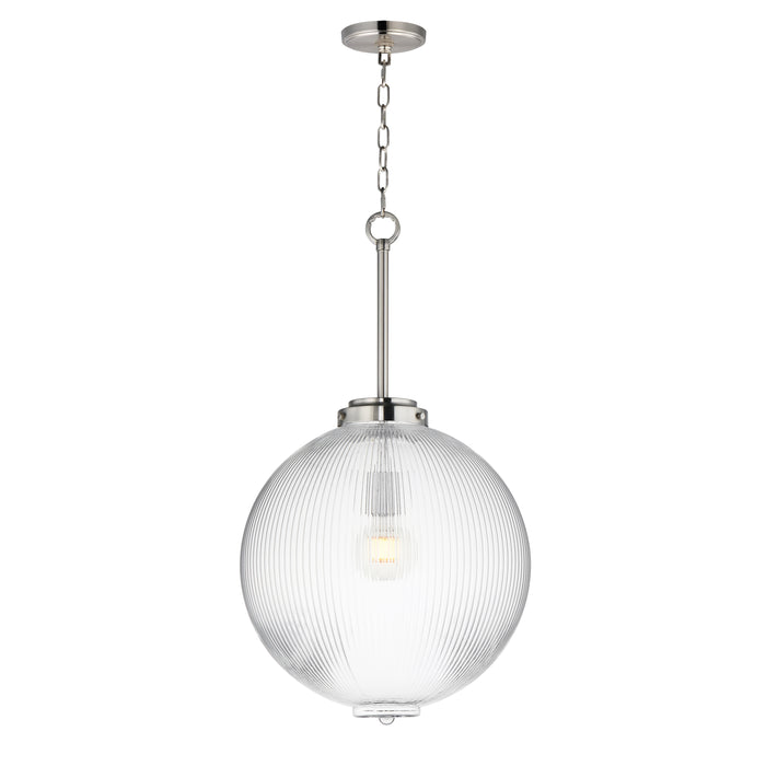 Myhouse Lighting Maxim - 15196CRSN - One Light Pendant - Kasbah - Satin Nickel