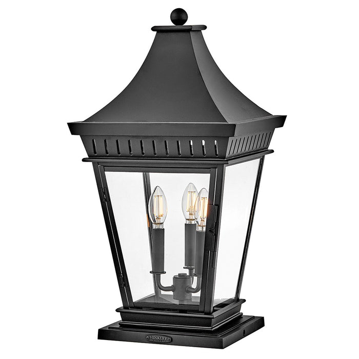Myhouse Lighting Hinkley - 27097MB - LED Pier Mount - Chapel Hill - Museum Black