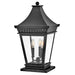 Myhouse Lighting Hinkley - 27097MB - LED Pier Mount - Chapel Hill - Museum Black