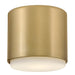 Myhouse Lighting Hinkley - 30070LCB - LED Flush Mount - Cedric - Lacquered Brass