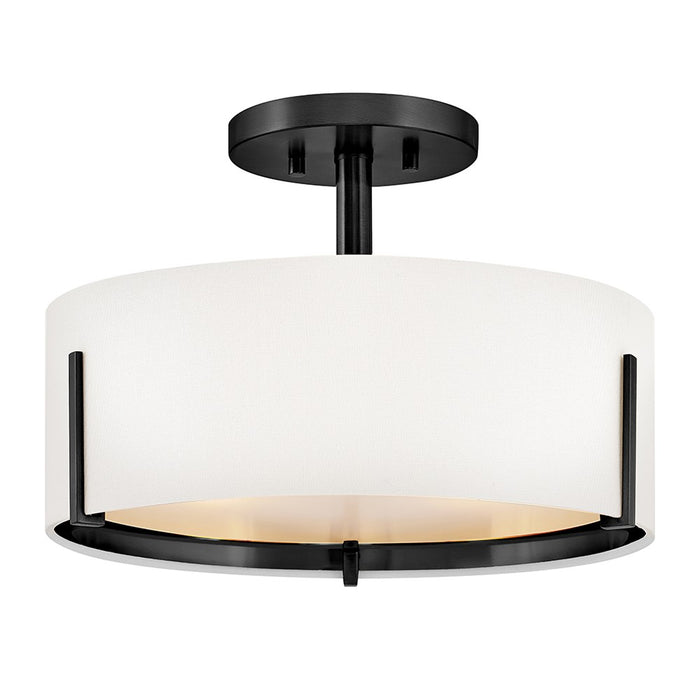 Myhouse Lighting Hinkley - 47571BK - LED Semi-Flush Mount - Halle - Black