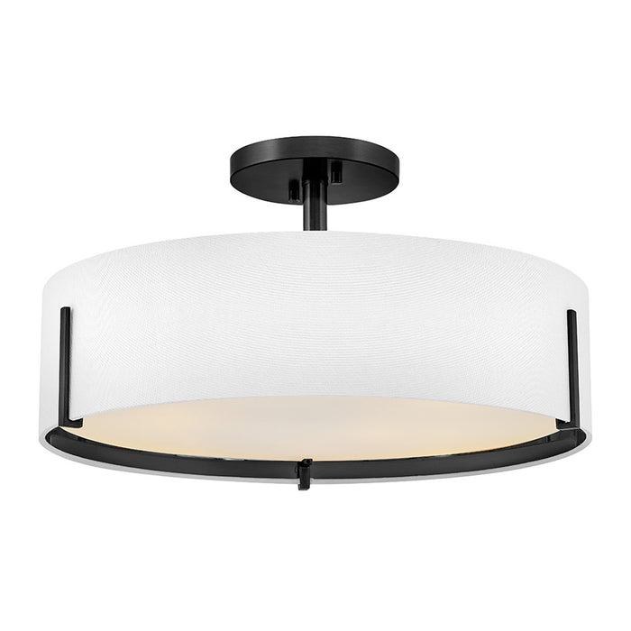 Myhouse Lighting Hinkley - 47573BK - LED Semi-Flush Mount - Halle - Black