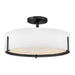 Myhouse Lighting Hinkley - 47573BK - LED Semi-Flush Mount - Halle - Black