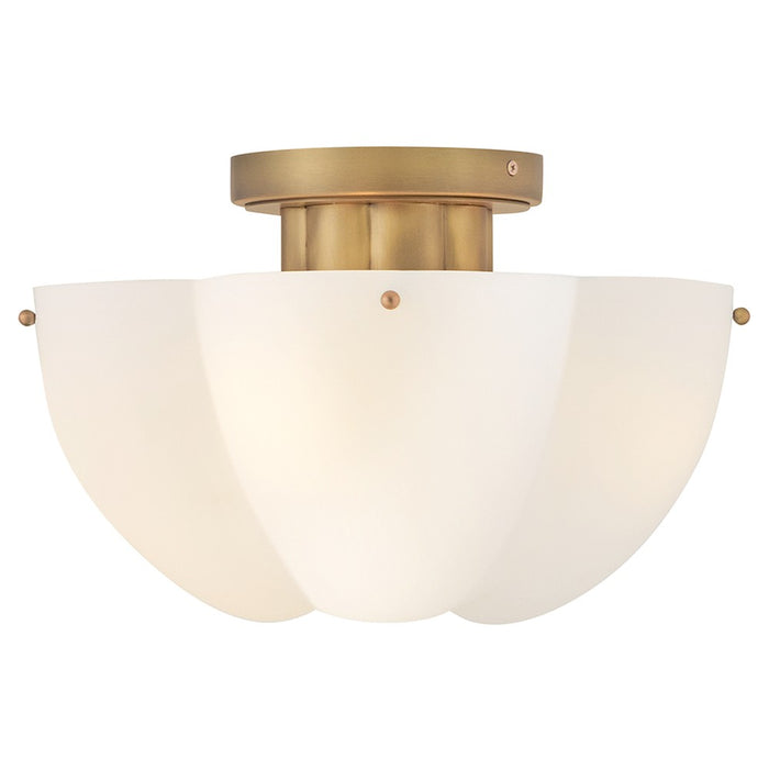 Myhouse Lighting Hinkley - 47583HB - LED Semi-Flush Mount - Becca - Heritage Brass