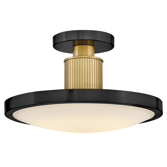 Myhouse Lighting Hinkley - 47593BK-LCB - LED Semi-Flush Mount - Kieran - Black