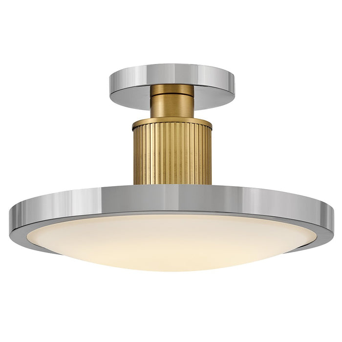 Myhouse Lighting Hinkley - 47593PN-LCB - LED Semi-Flush Mount - Kieran - Polished Nickel